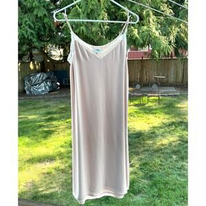 Babaton Aritzia Womens Pale Pink Double Lined Eye Lash Lace Slip Dress Size XS